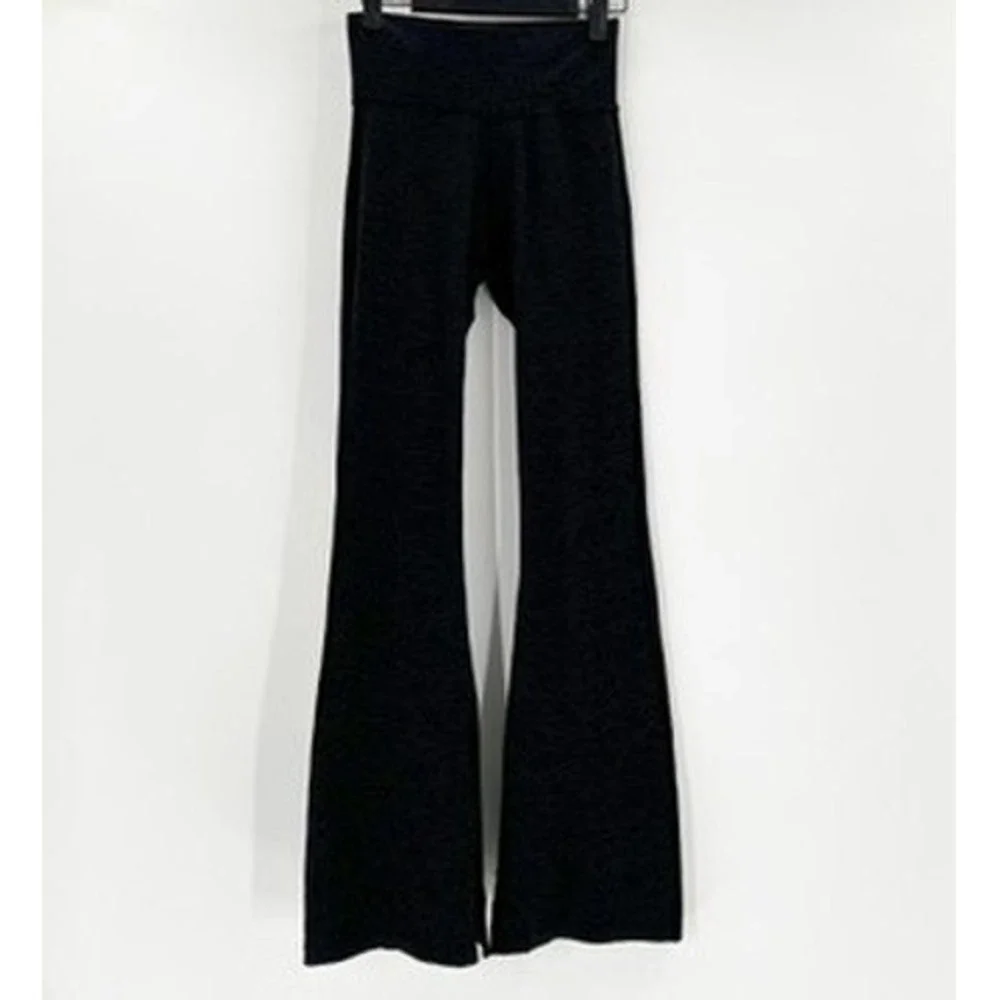 JOYLAB Black Heathered Flare Leggings Pants‎ Womens Small Athletic Activewear